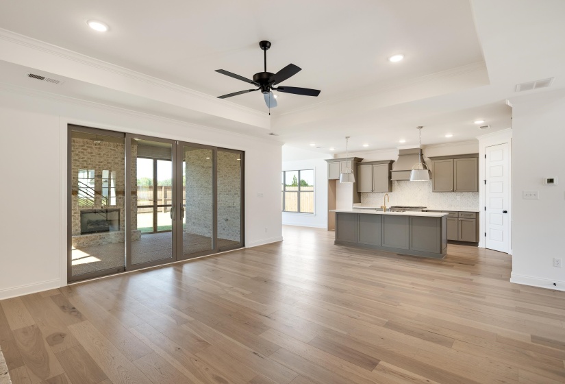 Open concept is perfect for entertaining.