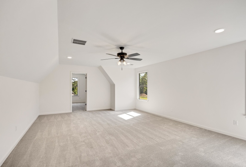 Large 5th bedroom upstairs that could also be used a play room, media room, etc. The possibilities are endless!