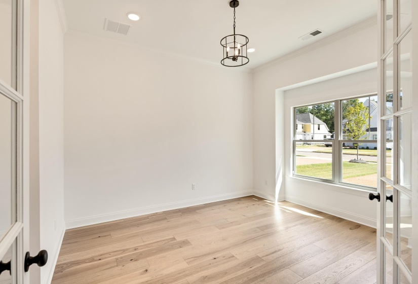 Work from anywhere space! Can be used as a home office, tv room, workout room, play room or formal dining room.