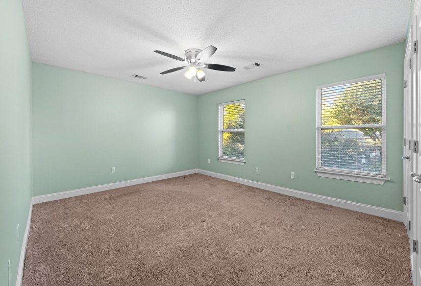 View of the primary suite unfurnished.