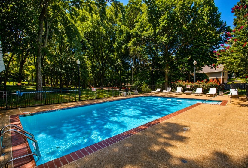 Enjoy sunny days at the beautifully maintained neighborhood pool, perfect for relaxing, swimming, and spending quality time with loved ones and friends.