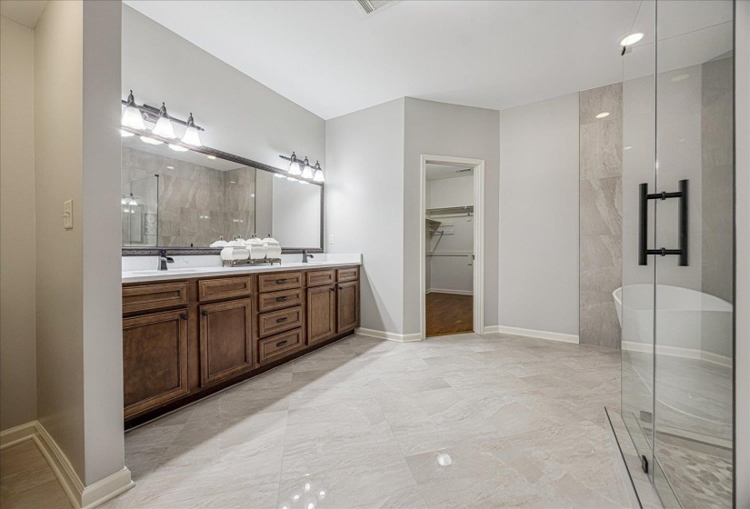 Freshly Updated Primary Bath