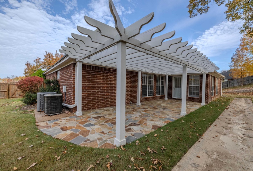 View of patio / terrace featuring a pergola