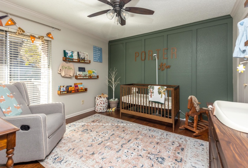 2nd bedroom has been a wonderful nursery for current owners. It would also make a great home office if not needed for a bedroom.