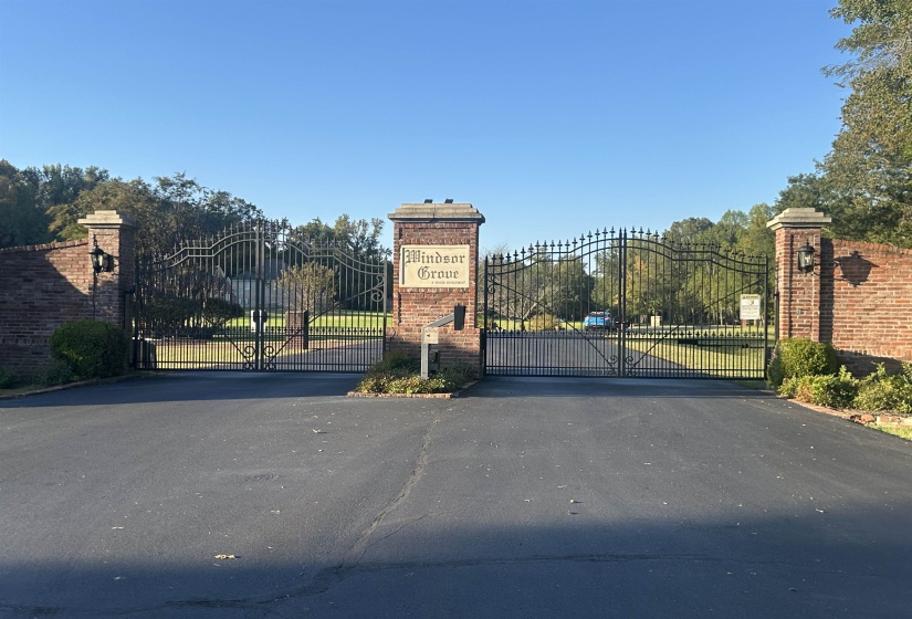 View of gate