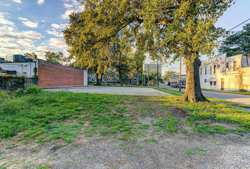 View of yard featuring a residential view