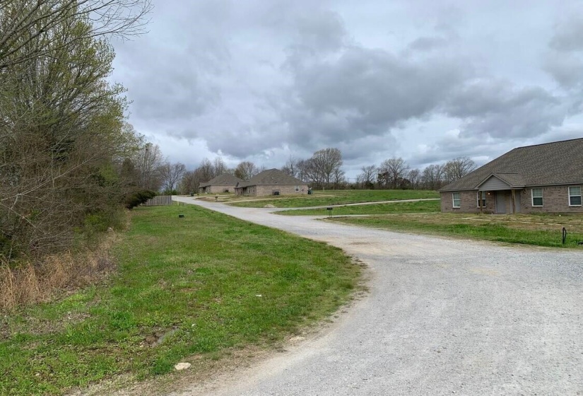 View of dirt / gravel road featuring a rural view