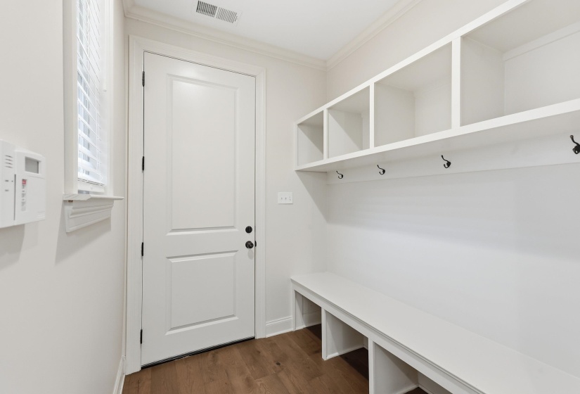 All the nooks in this home create extra space and storage
