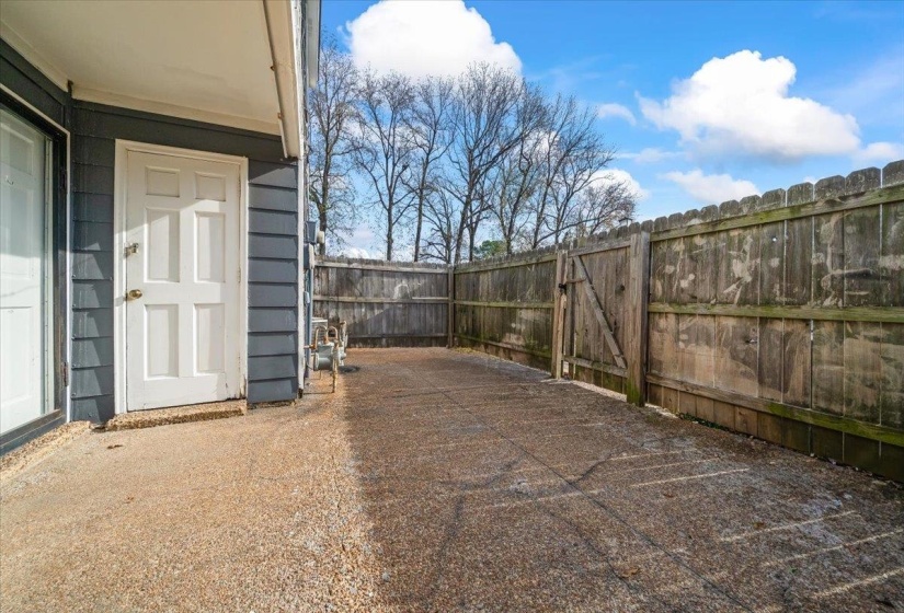 View of patio