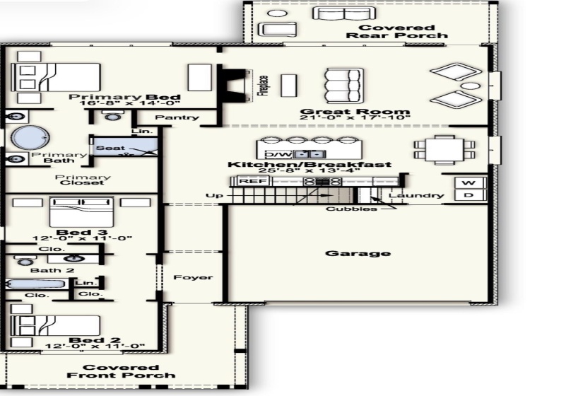 View of floor plan / room layout