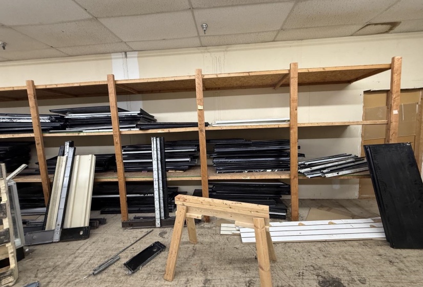 View of storage area