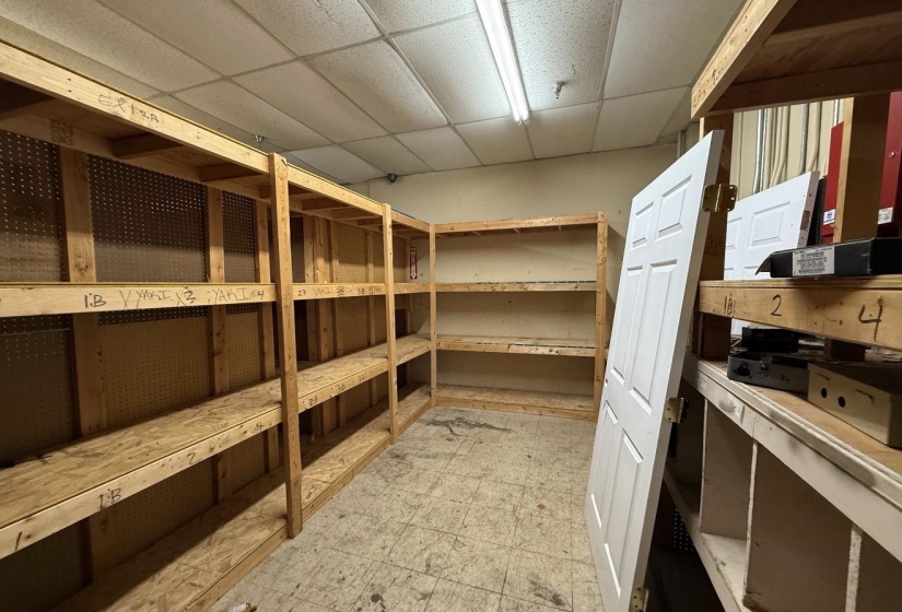 View of storage
