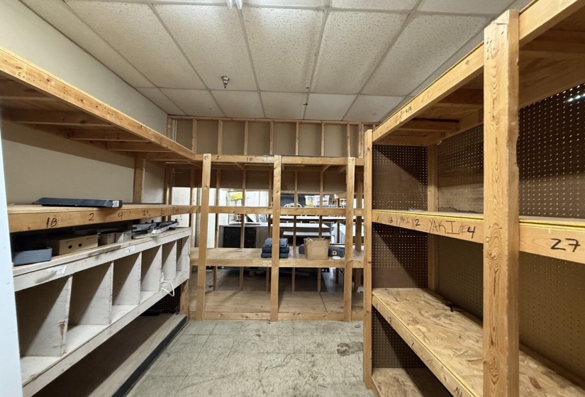 View of storage