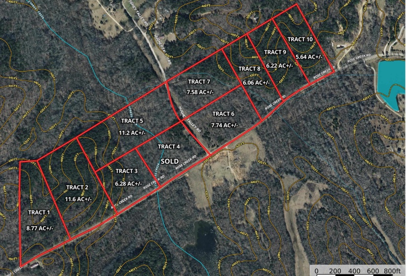 9 ROSE CREEK RD, Selmer, Tennessee 38375, ,Land,For Sale,ROSE CREEK,10211600