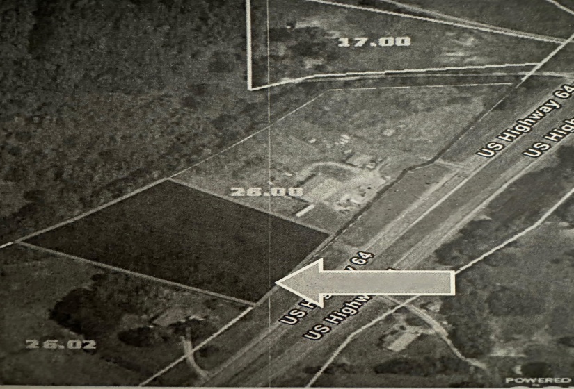 Map / location with property boundaries highlighted