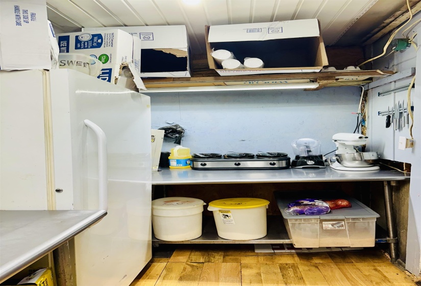 View of storage room
