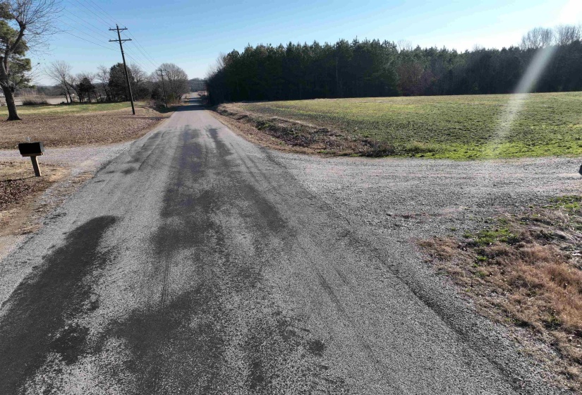 View of asphalt road