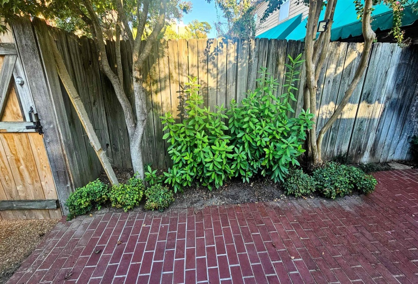 View of patio