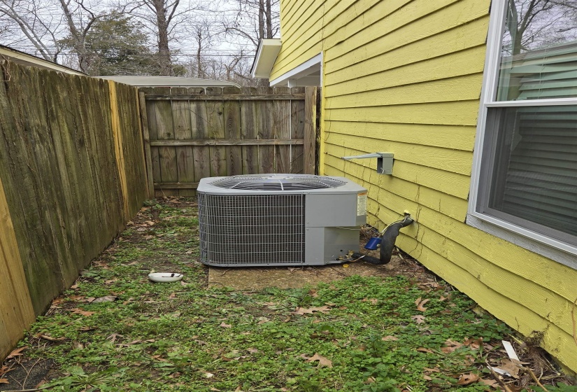 Details featuring central AC unit