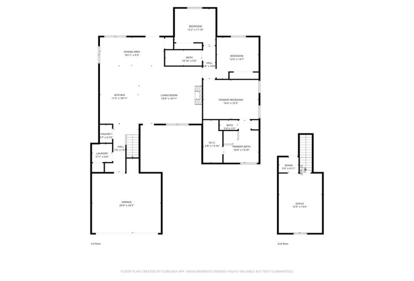 View of home floor plan