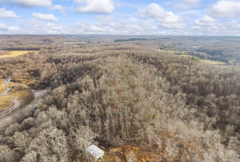 Aerial view of property and surrounding area