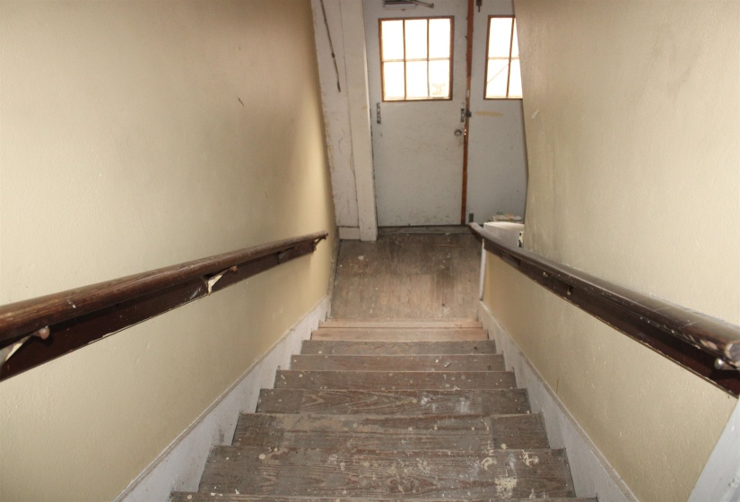 View of stairs