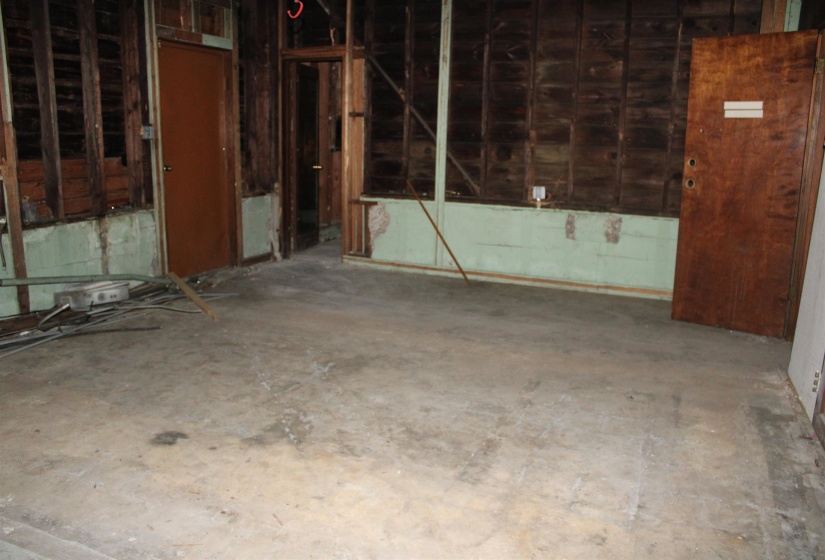 Misc room with a garage