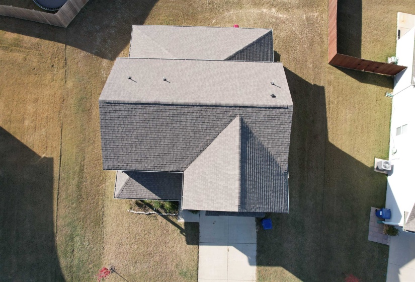 Aerial view of property and surrounding area