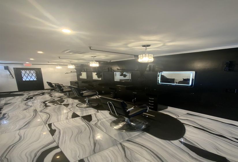 Miscellaneous room with recessed lighting