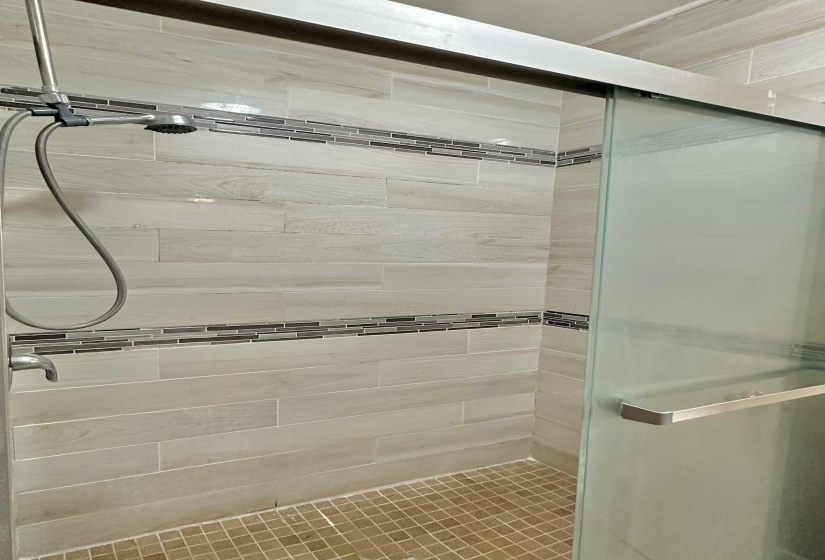 Full bath with a stall shower