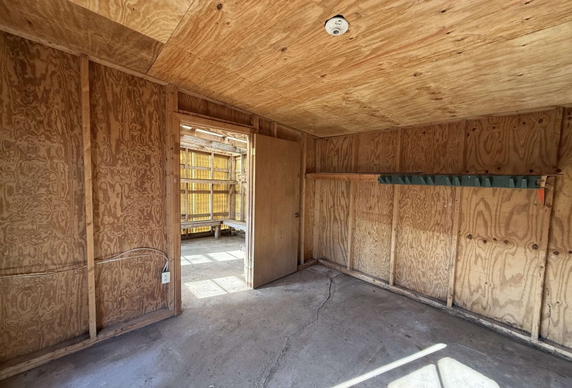 View of storage room