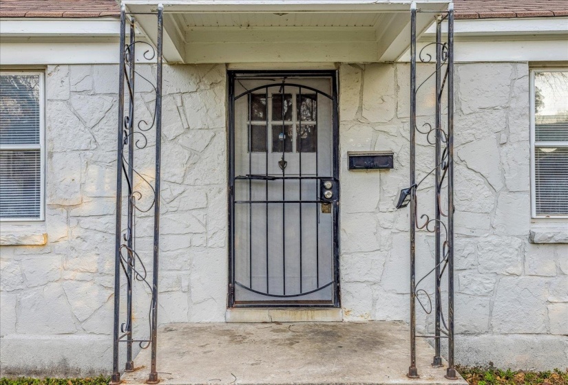 Entrance to property