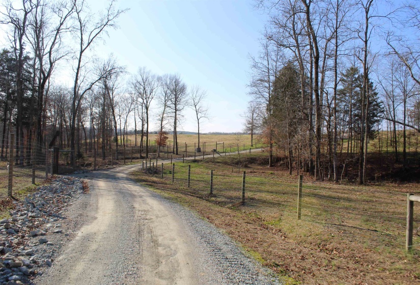 View of street with a rural view
