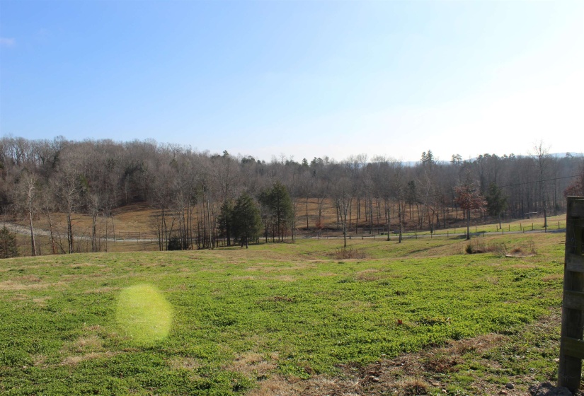 View of green lawn featuring a rural view