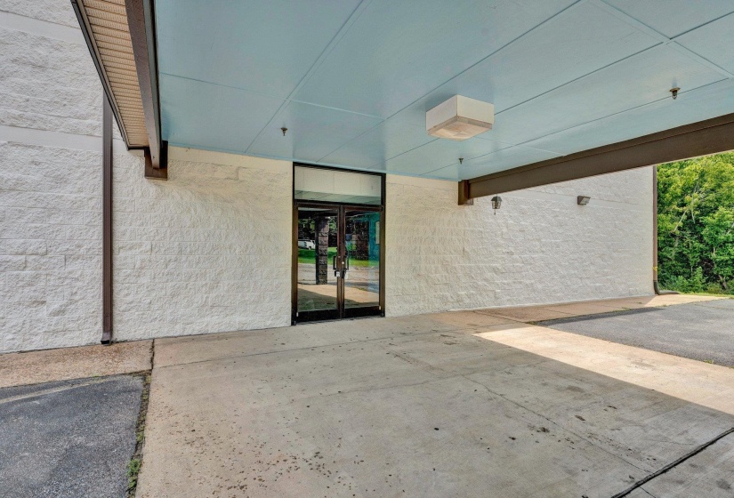 View of patio / terrace featuring french doors