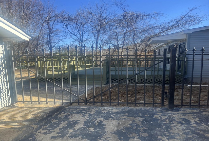 View of gate