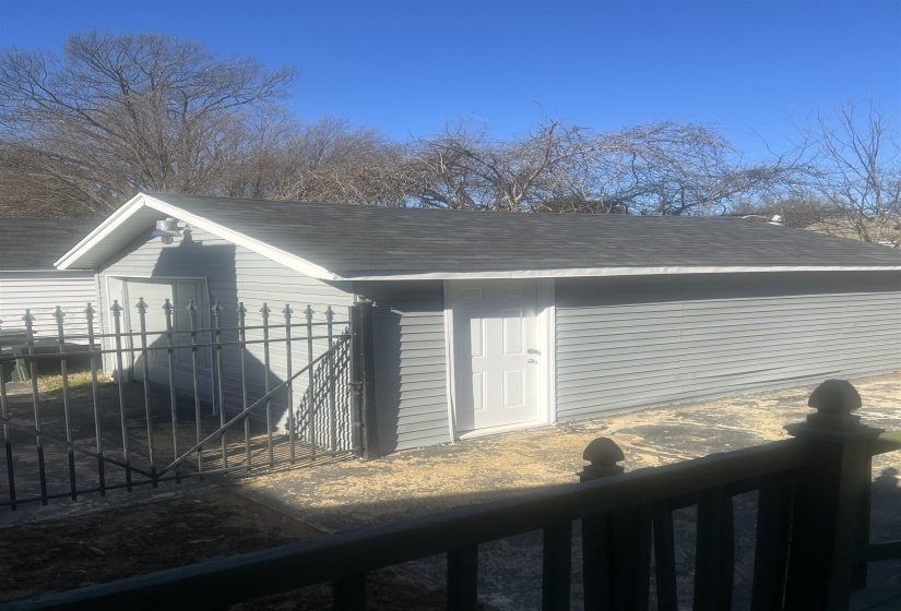 View of outbuilding