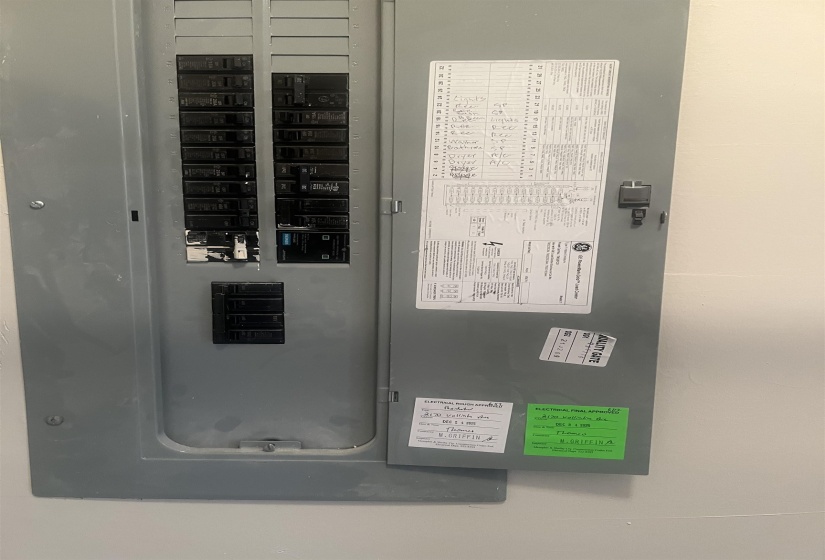 Utilities with electric panel