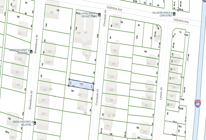 927 CROCKETT ST, Memphis, Tennessee 38107, ,Land,For Sale,CROCKETT,10197061