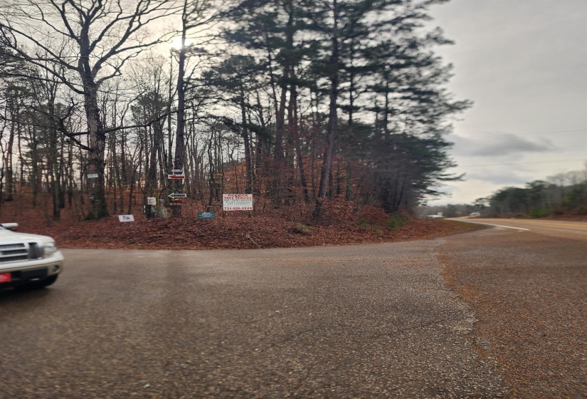 View of asphalt street