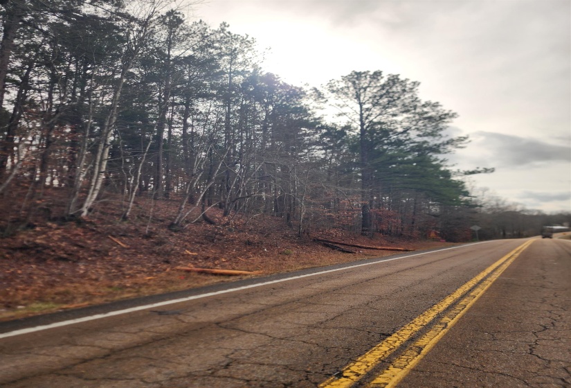 View of asphalt road