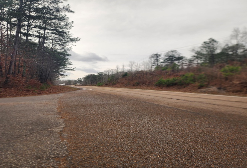 View of asphalt road