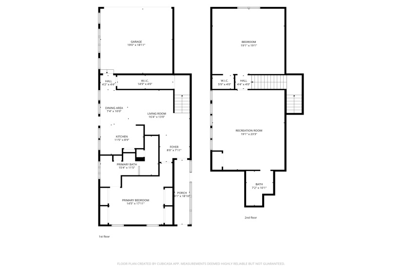 View of home floor plan