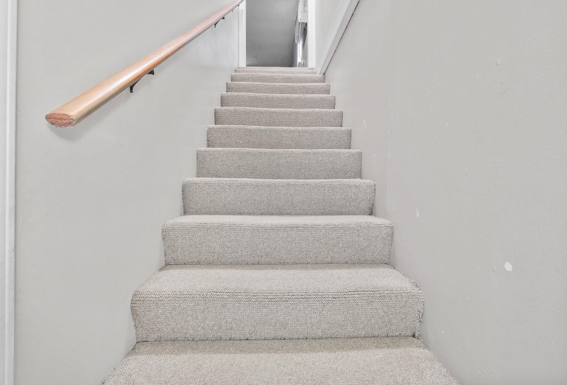 View of stairs