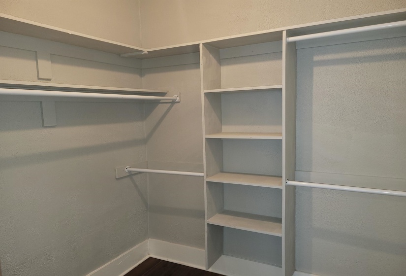 View of spacious closet