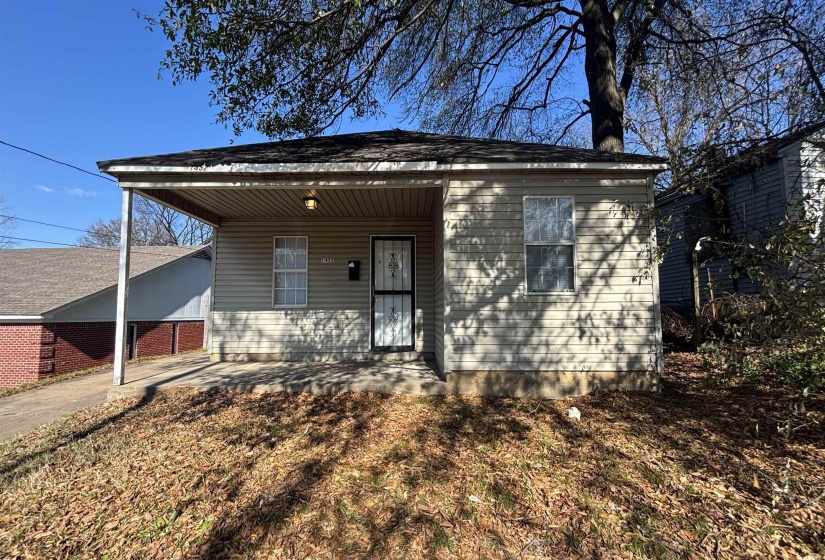 View of front of home with a porch