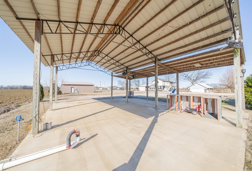View of patio