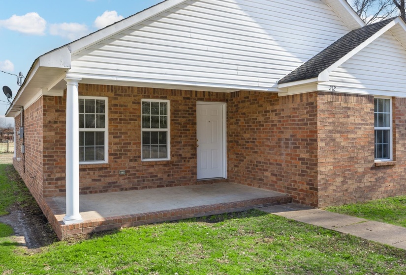 View looking at the front of the home.