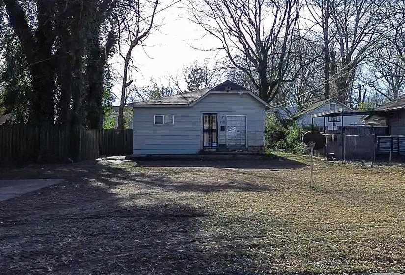 Rear view of property