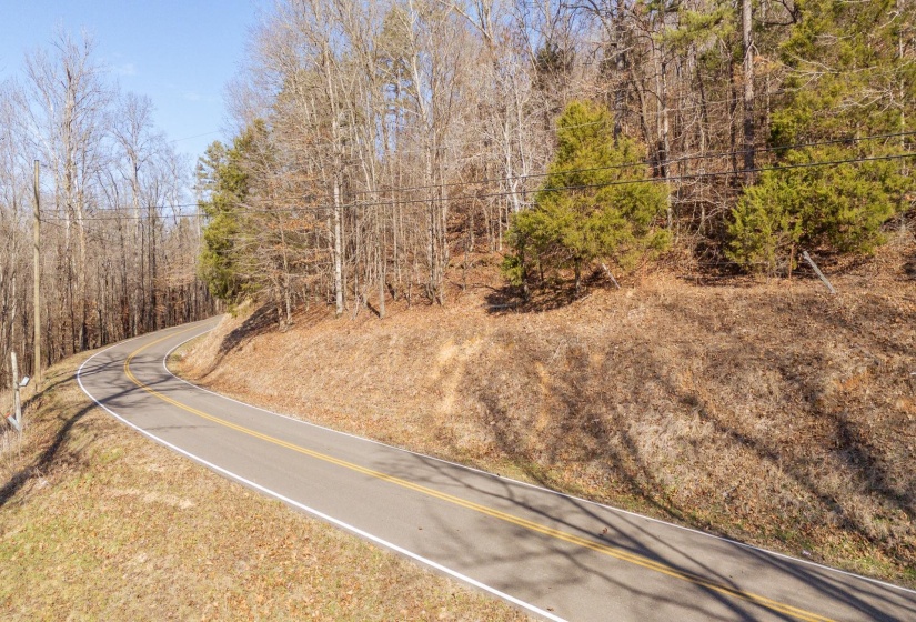 View of asphalt road